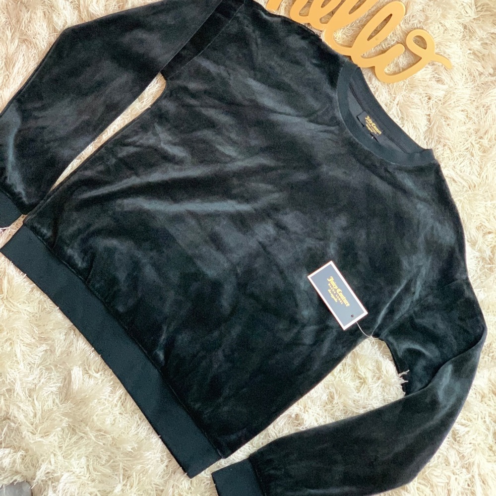 Juicy Couture Black Label Velour top